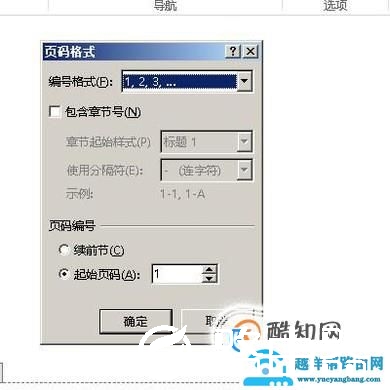 Word从第二页开始插入页码“第一页”