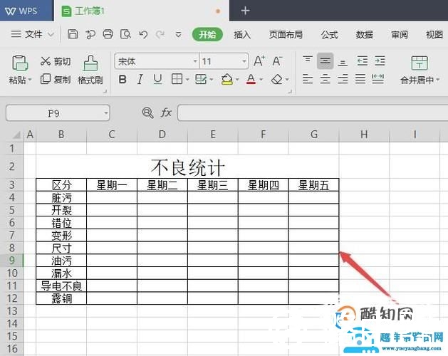 怎么用WPS表格制作简单实用表格