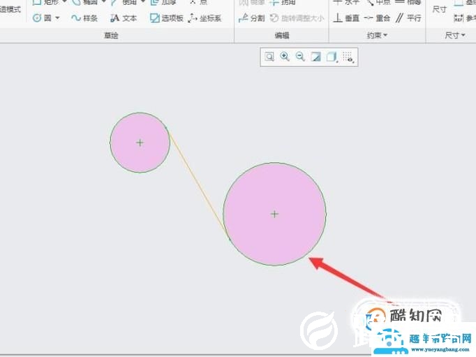 creo中直线工具的使用
