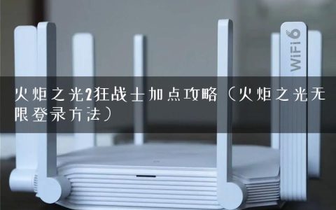 火炬之光2狂战士加点攻略（火炬之光无限登录方法）