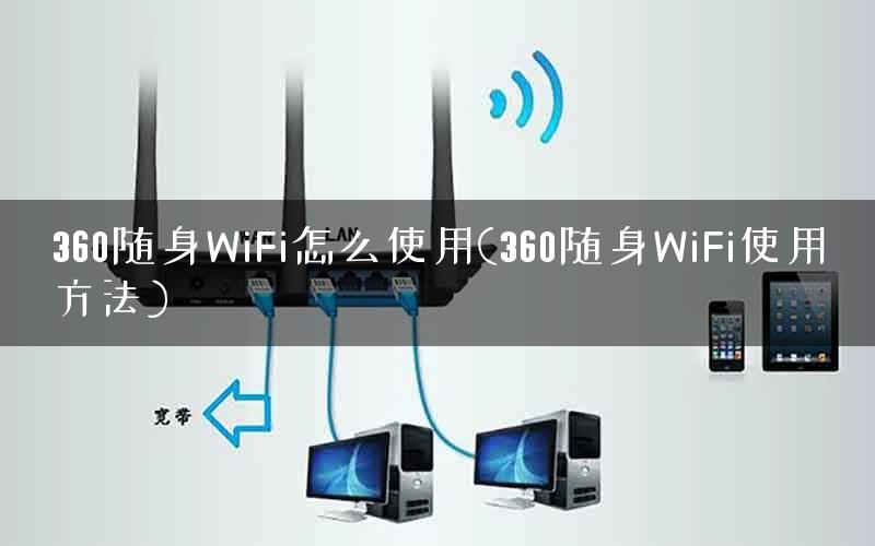 360随身WiFi怎么使用(360随身WiFi使用方法)