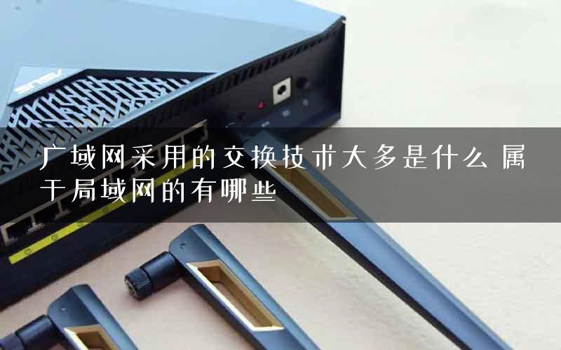广域网采用的交换技术大多是什么 属于局域网的有哪些