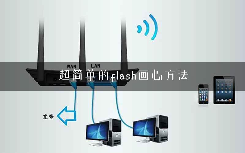 超简单的flash画心方法