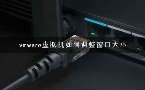 vmware虚拟机如何调整窗口大小