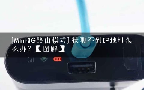 [Mini-3G路由模式] 获取不到IP地址怎么办？【图解】