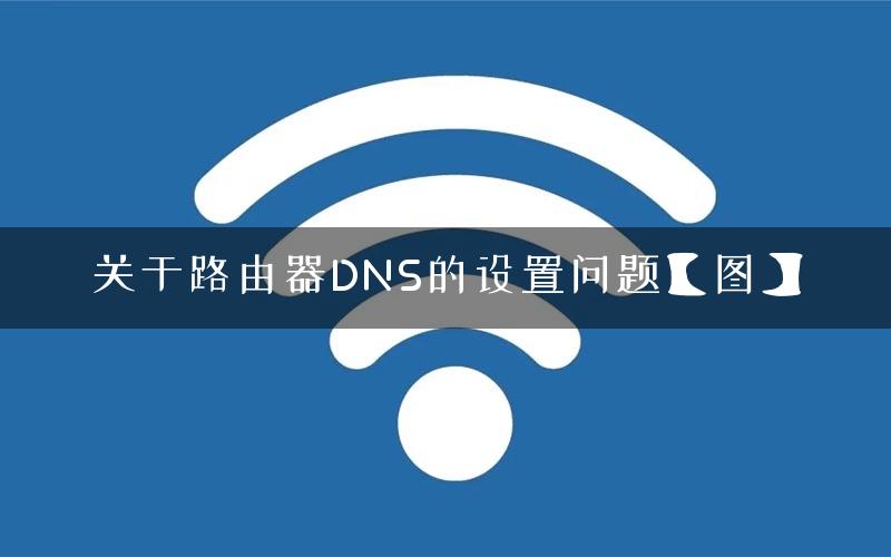 关于路由器DNS的设置问题【图】