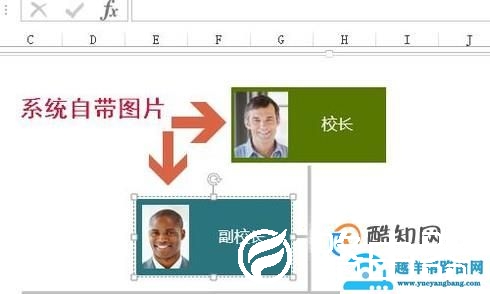 Excel如何创建带有照片的组织结构图？
