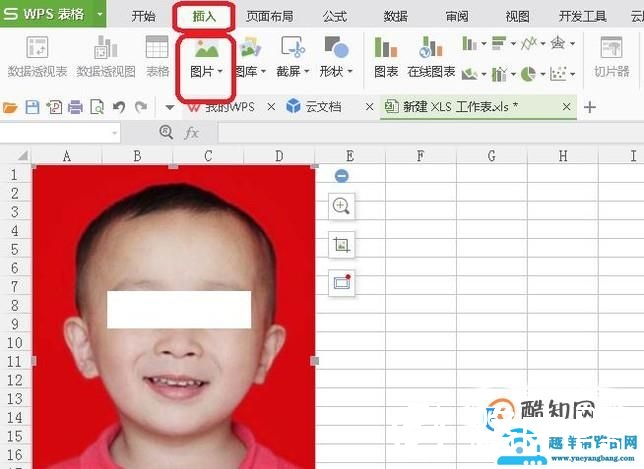 Excel中如何给证件照片换底色？