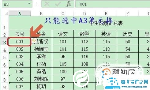 Excel表格如何冻结行和列？