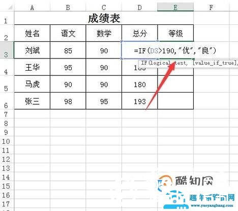 excel中如何使用if函数进行多条件判断