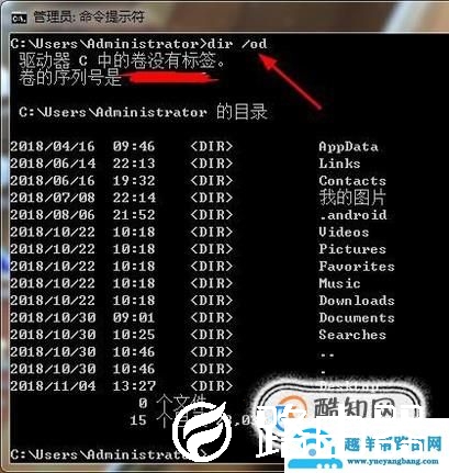 dos命令之dir命令