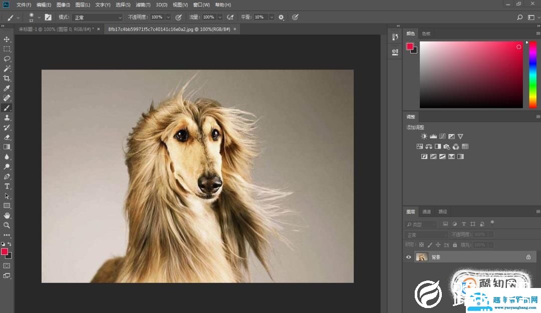 ps如何镜像旋转图片