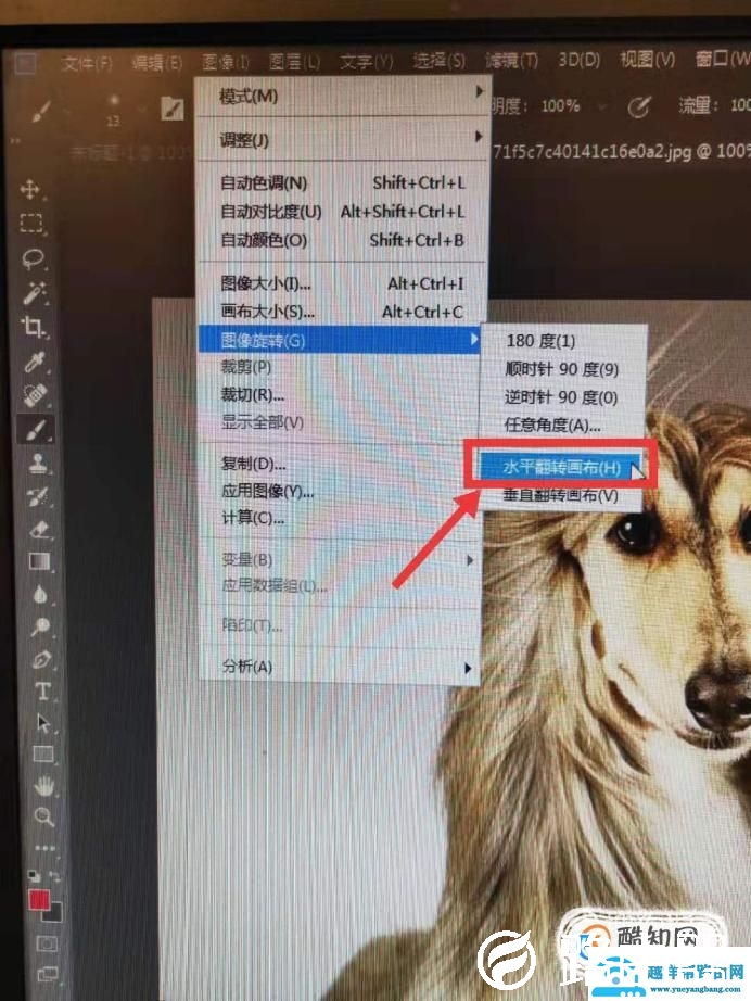 ps如何镜像旋转图片