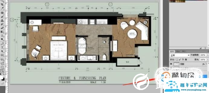 用PS制作室内设计彩色平面图的方法