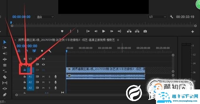 PR如何去除视频的声音