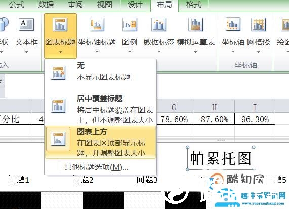 手把手教你用excel2007做柏拉图（pareto）