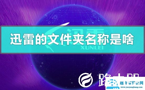 迅雷的文件夹名称是啥