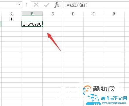 在EXCEL中和计算反三角函数
