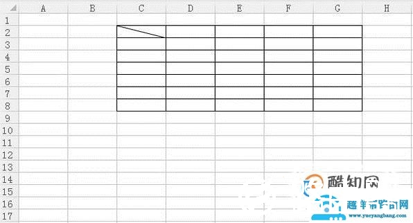 怎么在表格中添加斜线