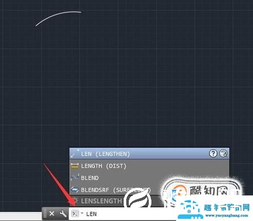 CAD如何绘制指定长度的弧线