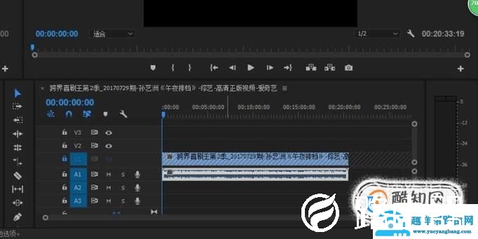 PR如何去除视频的声音