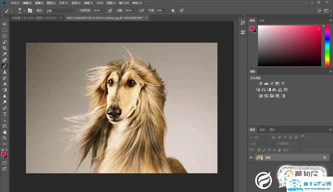 ps如何镜像旋转图片