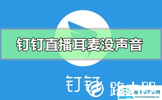 钉钉直播耳机麦克风没声音