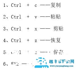 excel表格使用技巧快捷键大全