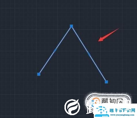 CAD中如何将两条直线合并