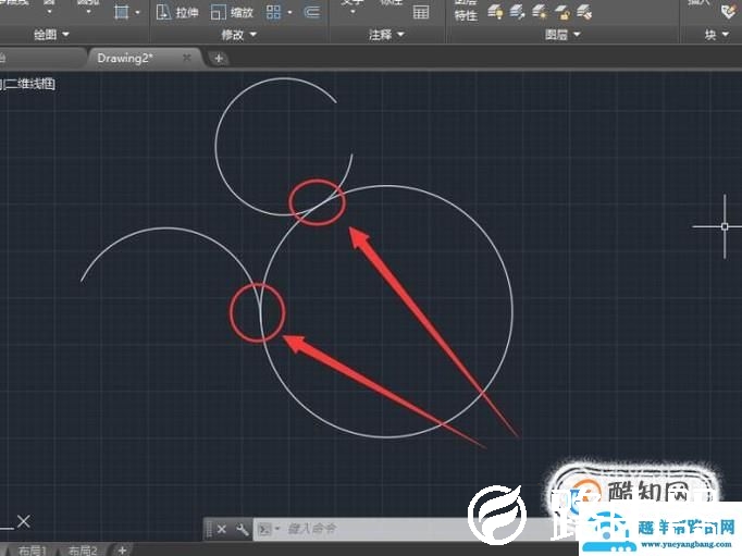 AutoCAD中圆工具的使用