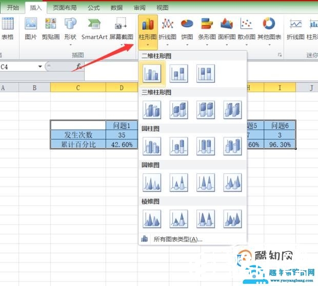 手把手教你用excel2007做柏拉图（pareto）