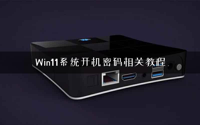 Win11系统开机密码相关教程