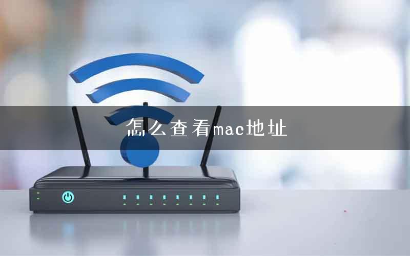 怎么查看mac地址