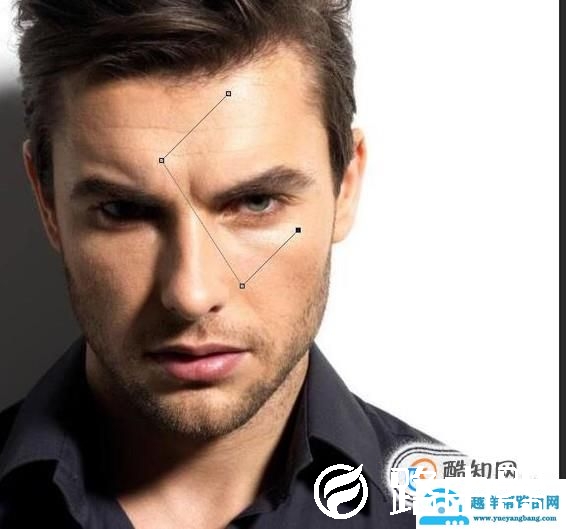 如何用PS在脸上绘制任意图形