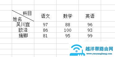 Excel中对一个单元格添加斜线并在斜线上下写字