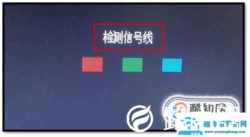 怎么处理显示器：检测信号线？
