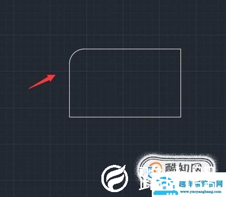 CAD中矩形的角怎么变成圆角？