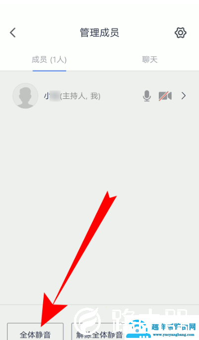 腾讯会议全体静音怎么操作