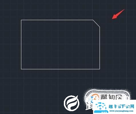CAD绘制矩形倒角方法