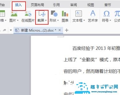 Word截图的方法须知