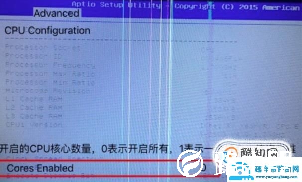 多核的CPU安装完成后在系统里面只显示为单核
