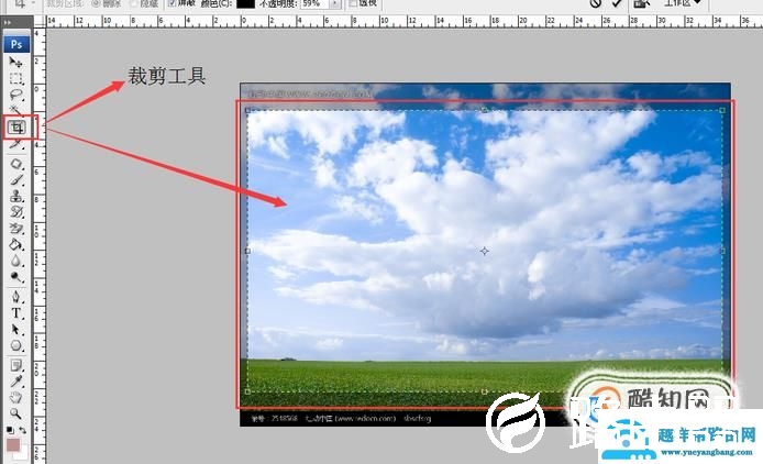 用Photoshop剪裁图片的方法