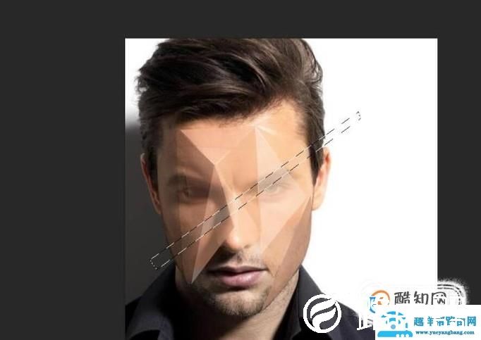 如何用PS在脸上绘制任意图形