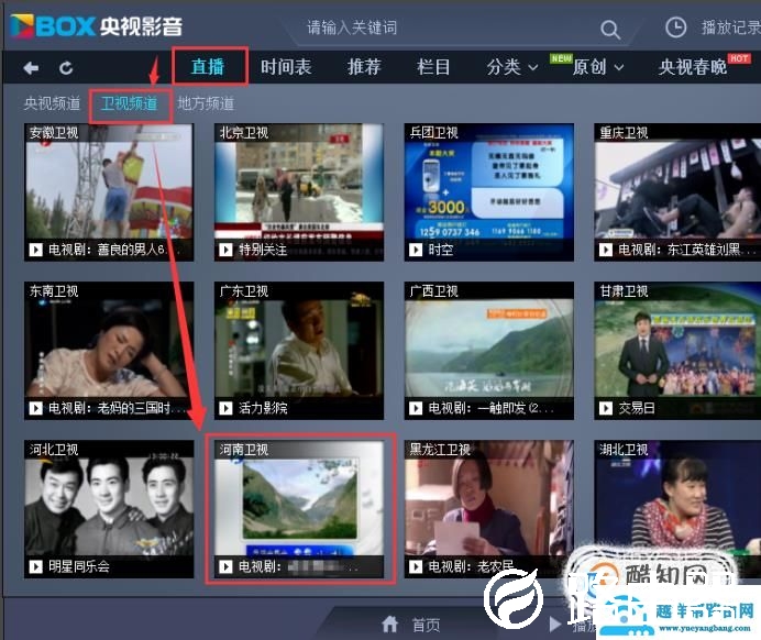 电脑怎么收看河南卫视直播