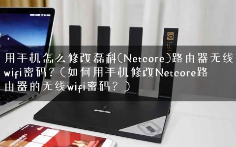 用手机怎么修改磊科(Netcore)路由器无线wifi密码？(如何用手机修改Netcore路由器的无线wifi密码？)