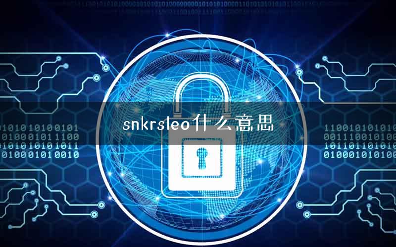 snkrsleo什么意思