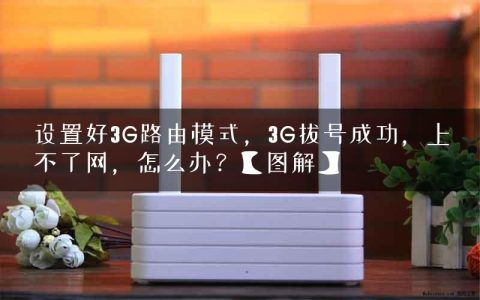 设置好3G路由模式，3G拔号成功，上不了网，怎么办？【图解】