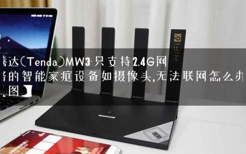 腾达(Tenda)MW3-只支持2.4G网络的智能家庭设备如摄像头,无法联网怎么办?【图】