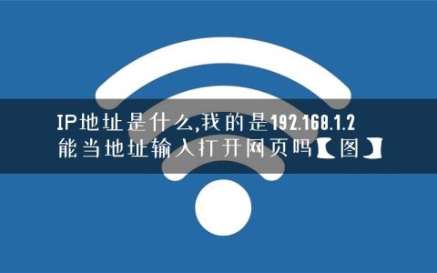 IP地址是什么,我的是192.168.1.2 能当地址输入打开网页吗【图】