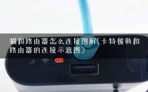 猫和路由器怎么连接图解(卡特彼勒和路由器的连接示意图)